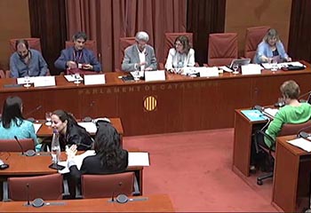 Compareixença parlamentària a la Comissió d’Ensenyament